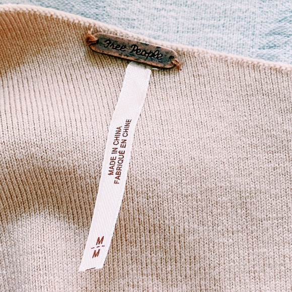 Free People Asymmetric Blush Knitwear Sweater - Picture 9 of 11